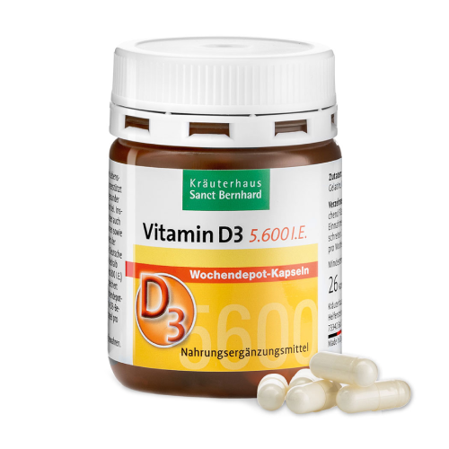 Vitamina D3 5600 UI.