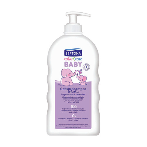 Shampoo e bagnoschiuma per neonati – iperico & lavanda, 500 ml 
