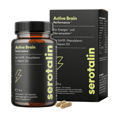 Active Brain – complesso vegano con 5-HTP, 60 capsule
