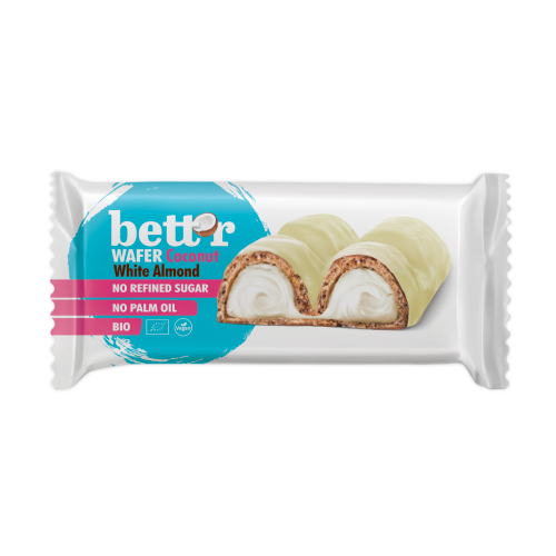 Waffle vegano BIO – Cocco e Mandorla, 33 g