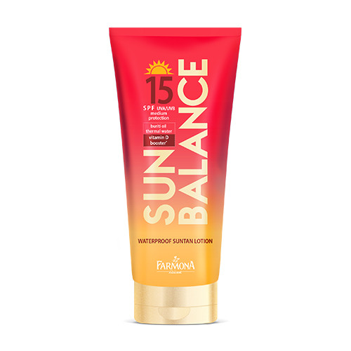 Crema solare resistente all'acqua SPF15, 150 ml