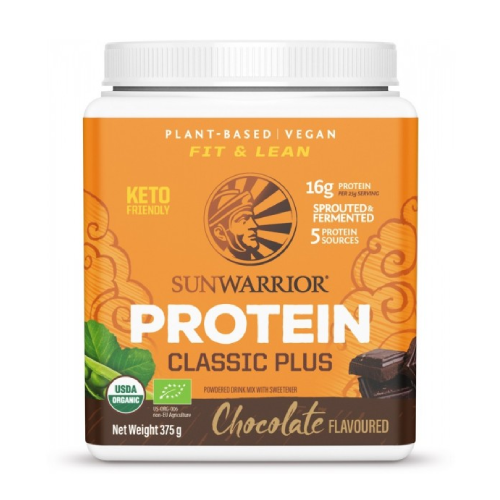 BIO Proteine vegane Plus con dolcificante – cioccolato, 375 g