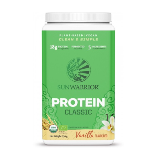 BIO Proteine vegane con dolcificante – vaniglia, 750 g