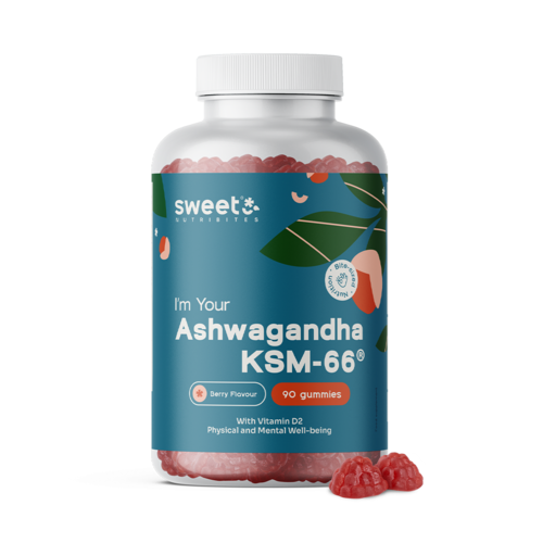 Ashwagandha KSM-66 300 mg, 90 caramelle gommose