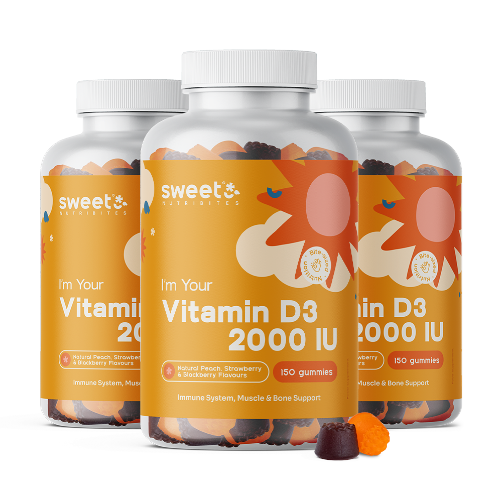 Vitamin D3 gumi bonboni