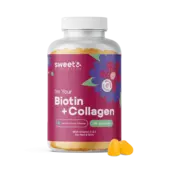 Biotina + collagene – gommose per capelli, pelle e unghie, 135 caramelle gommose