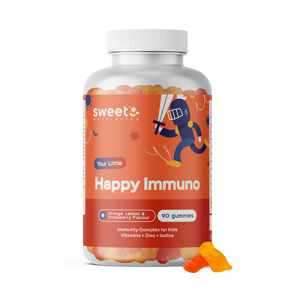 Felice Immuno - gommosi per bambini per il sistema immunitario.