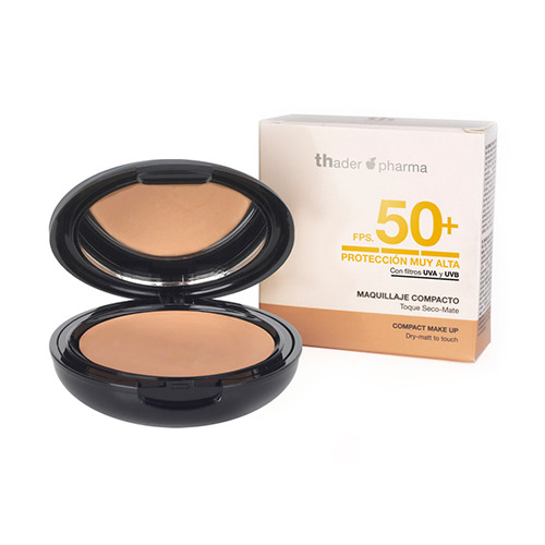 Fondotinta compatto con SPF 50 – sand, 15 ml