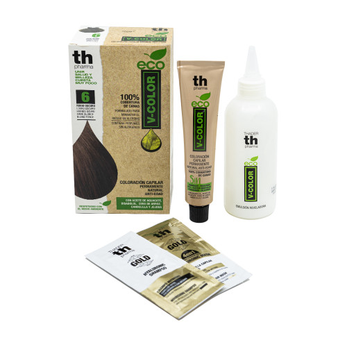 Tinta naturale per capelli - biondo scuro, 1 pezzo