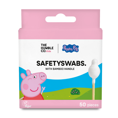 Bastoncini di cotone per bambini – Peppa Pig, 50 pezzi