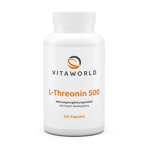 L-treonina 500 mg, 120 capsule