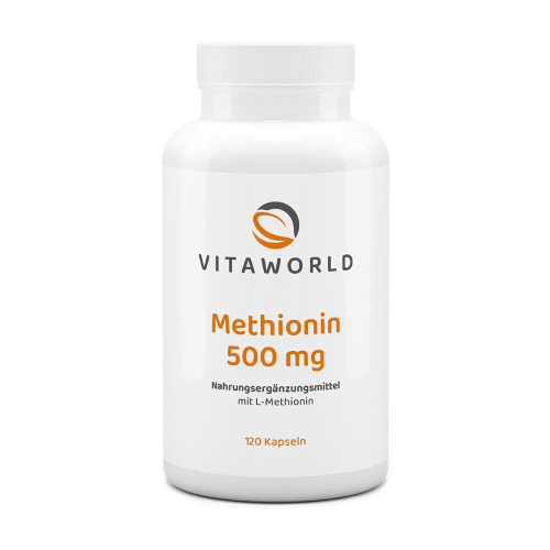 Metionina 500 mg, 120 capsule
