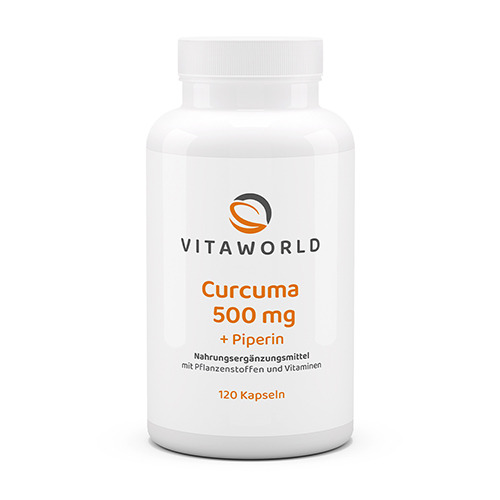 Curcuma + pepe nero con vitamine del gruppo B.