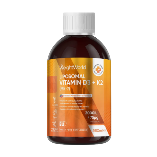 Vitamina D3 + K2 liposomiale - in forma liquida, 250 ml