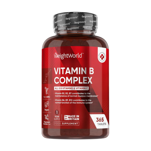Vitamine del gruppo B in compresse.