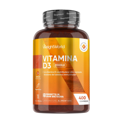 Vitamina D3 2000 U.I., 400 compresse