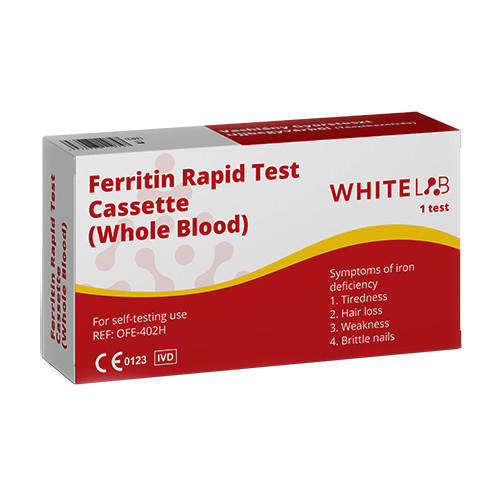 Test rapido per carenza di ferro – ferritina (sangue), 1 test