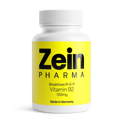 Capsule di vitamina B2.