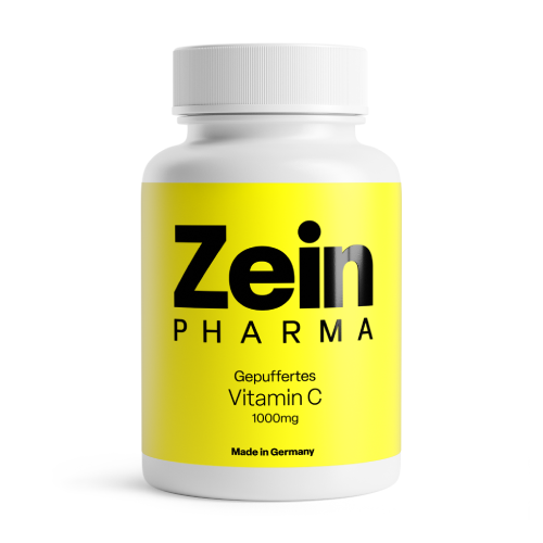 Capsule di vitamina C.
